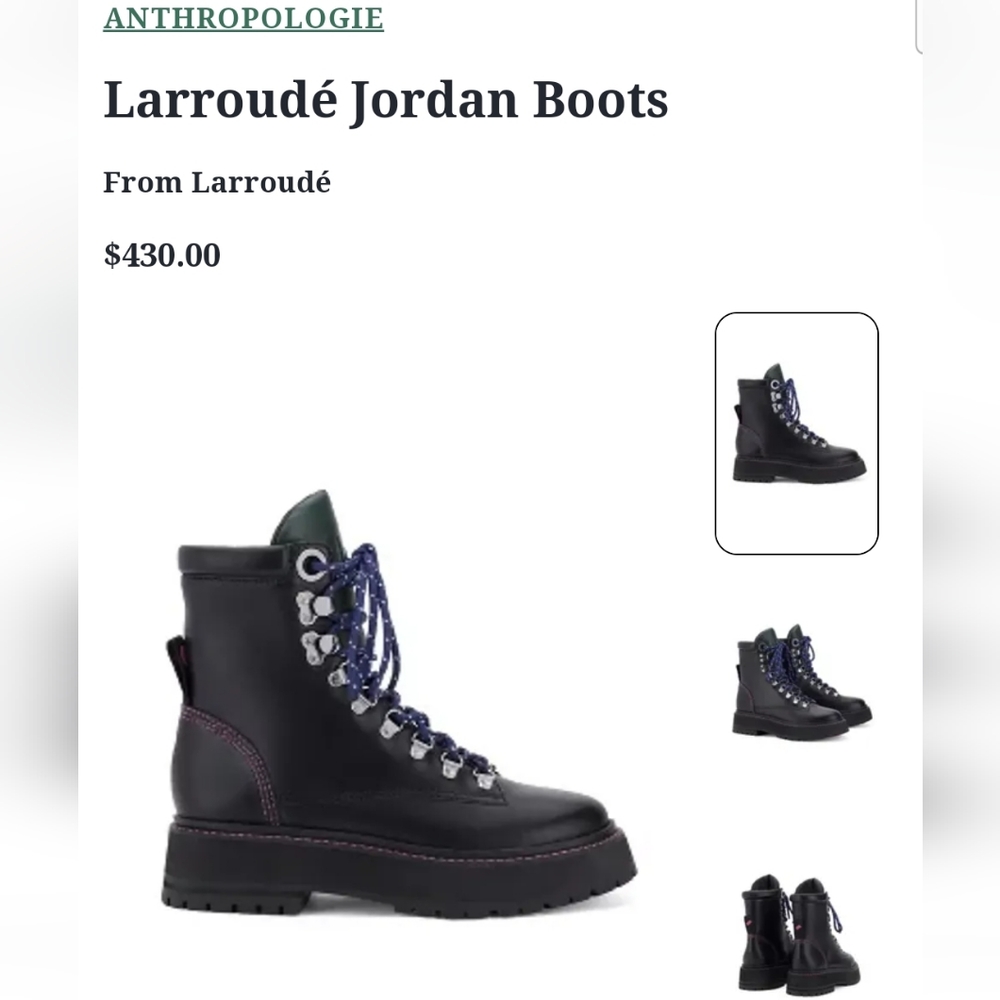 🎯NWT Women's Larroudé Boots, sz 8 - Picture 2 of 13